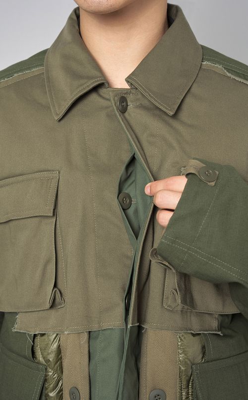 デコンストラクトミリタリージャケット