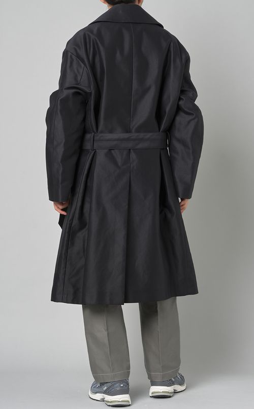 ワイドラペルオーバーコート