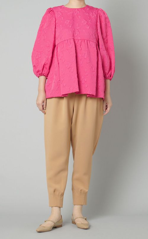 ウエストギャザーアラジンパンツ