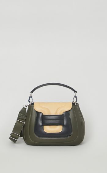 ALPHA PADレザーショルダーバッグ