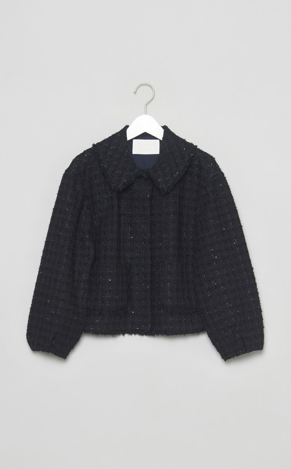 モールヤーンツイードショートジャケット