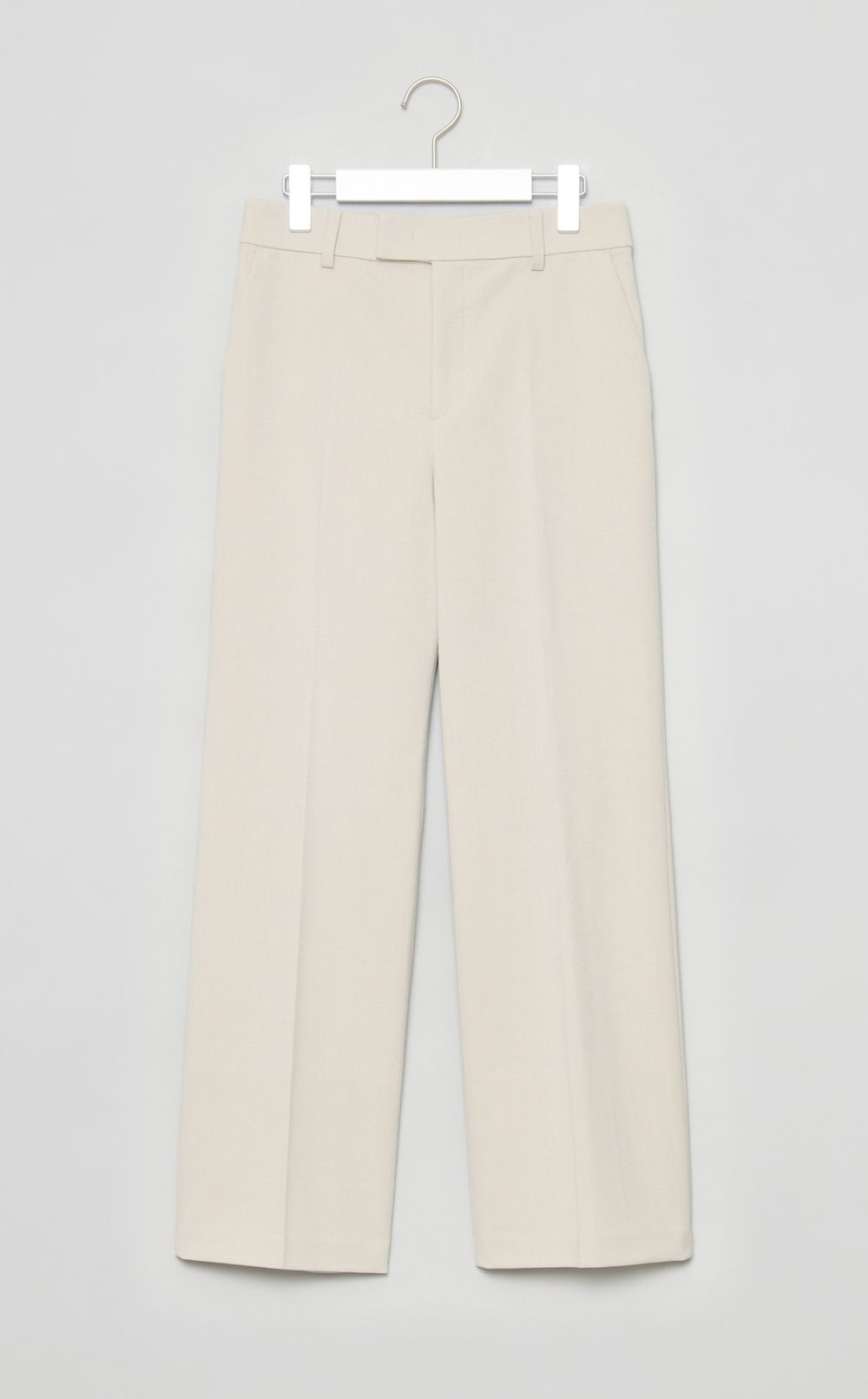 センタープレスストレートパンツ