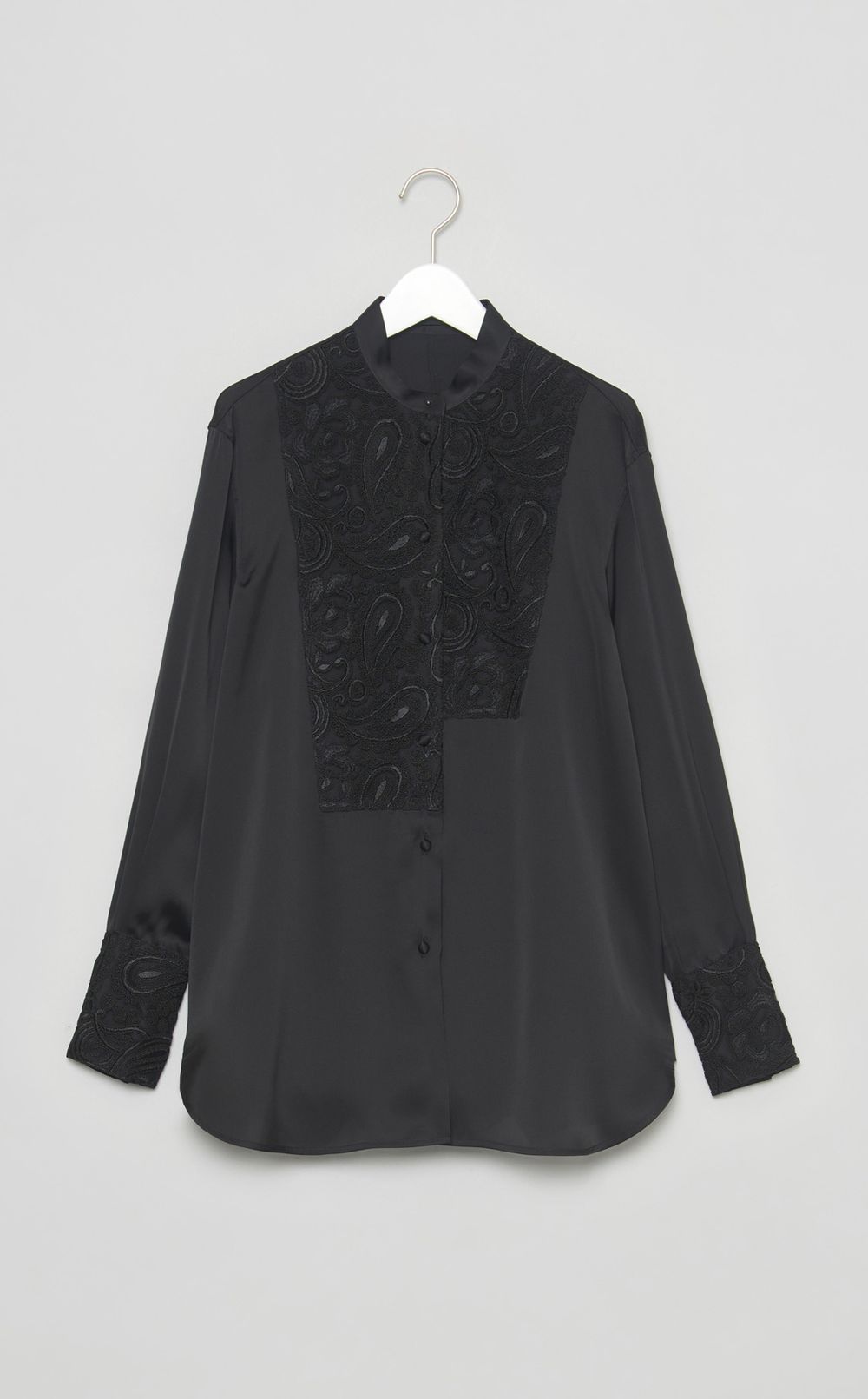 【ブラックフォーマル】レースシャツ