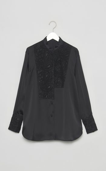 【ブラックフォーマル】レースシャツ