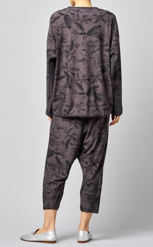 プリントスムースライトブルゾン