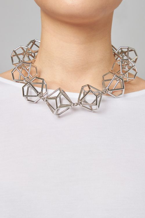 クリスタルラインネックレス