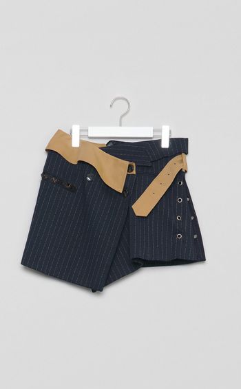 【roop】アシンメトリーラップスカート