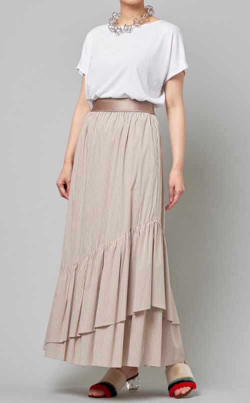 クリスタルラインネックレス