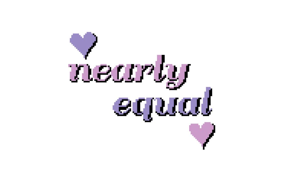 nearly≒equal