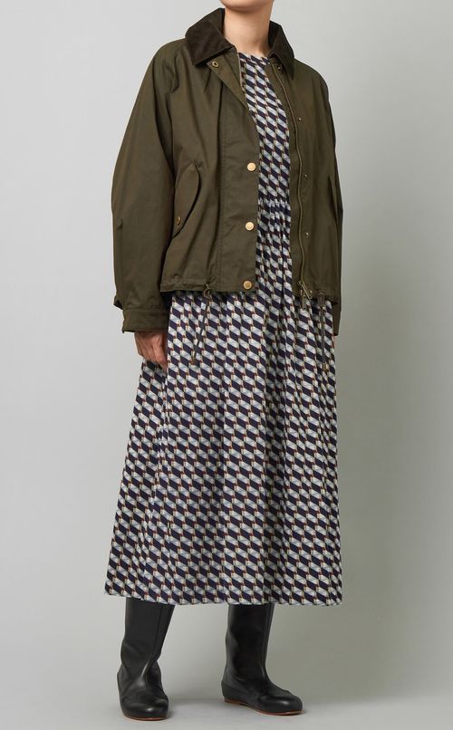 マルチプリントジャージーワンピース