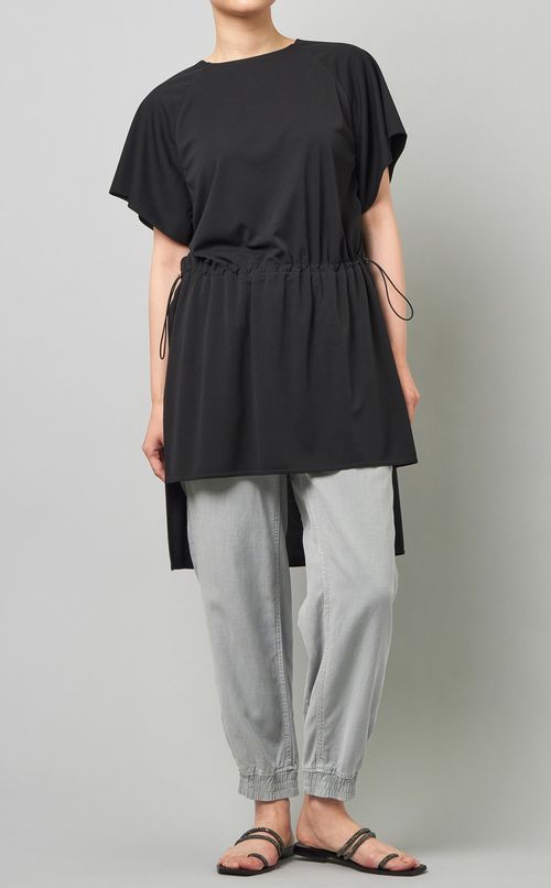 ドローストリングカットソーブラウス