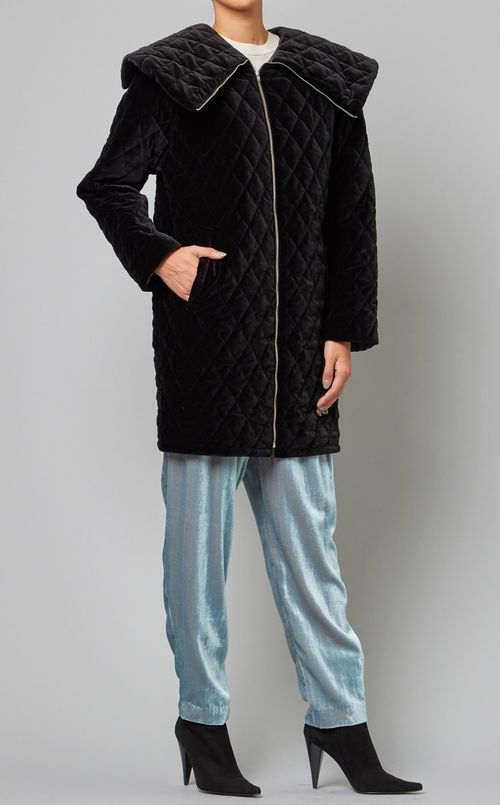 ワイドカラーブルゾン