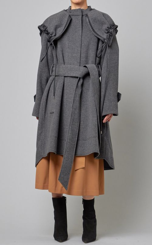 ダブルフェイスデザインコート