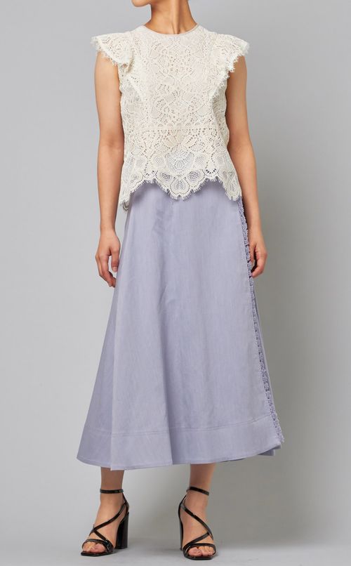 レースデザインブラウス