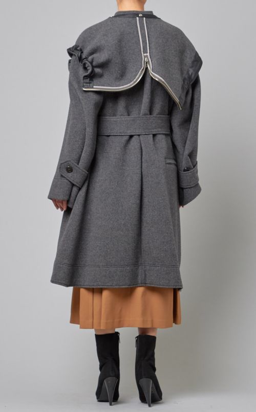 ダブルフェイスデザインコート