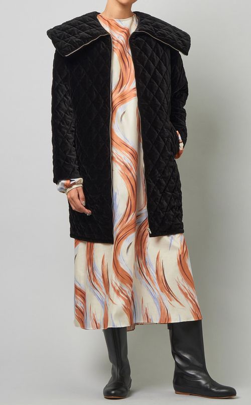 ワイドカラーブルゾン