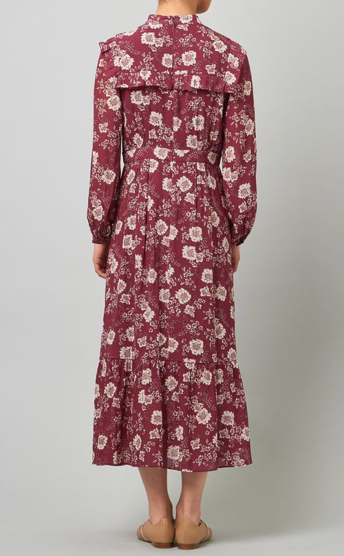 フラワープリントワンピース