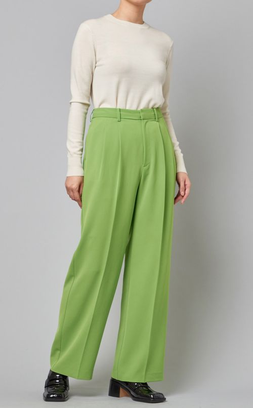 ツイルタックワイドパンツ