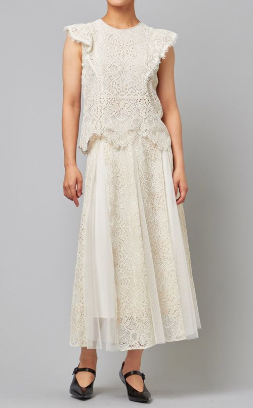 レースデザインブラウス