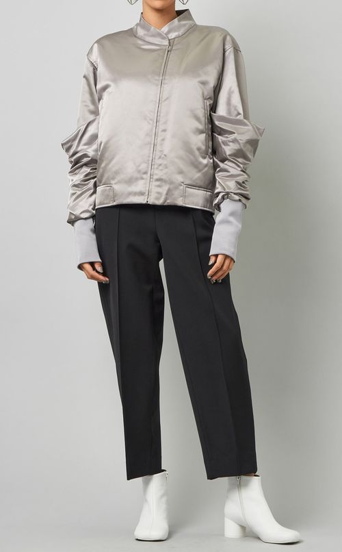 バックタックブルゾン