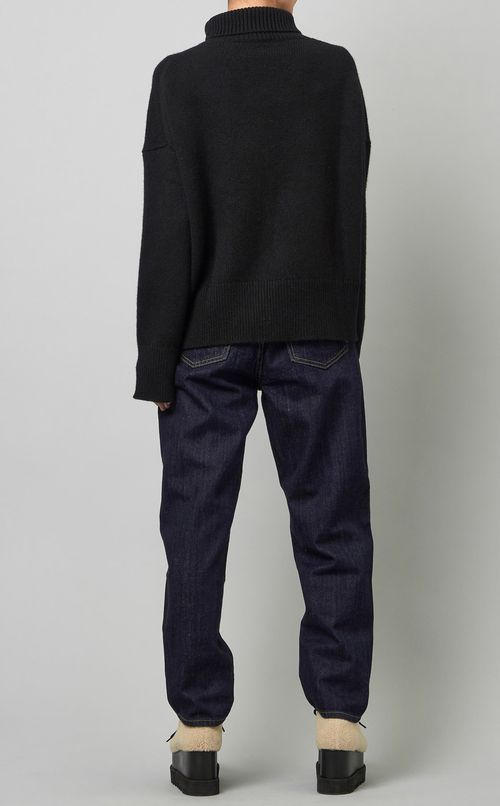 ウールハイネックニットプルオーバー