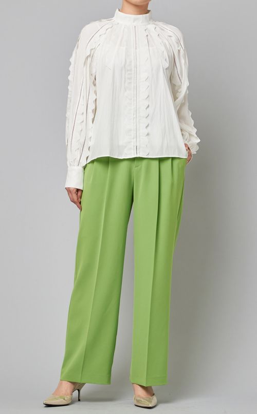 ツイルタックワイドパンツ