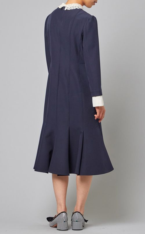 エンブロイダリーカラーワンピース