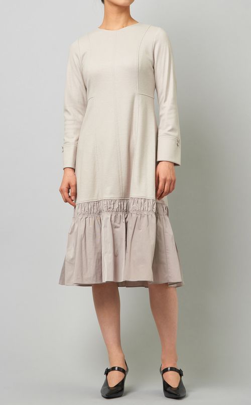 ヘム切替ワンピース