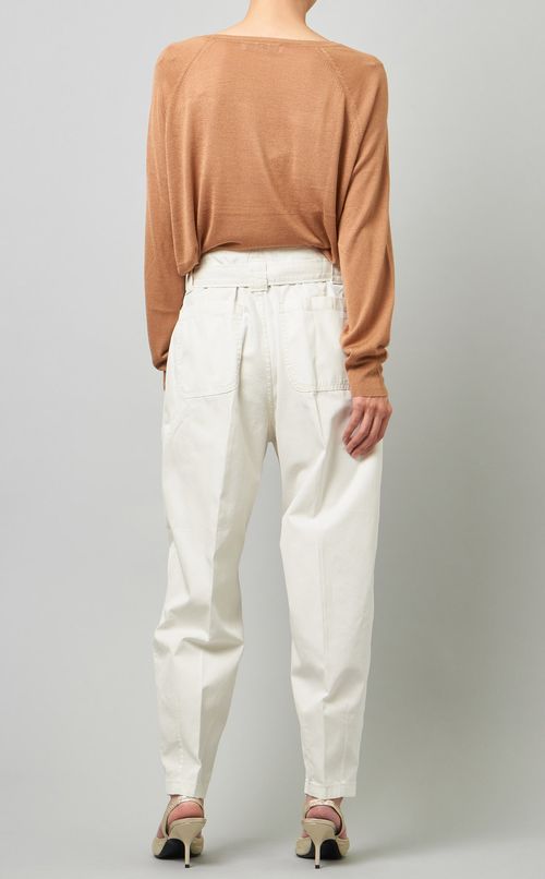 リボンベルト付チノパンツ