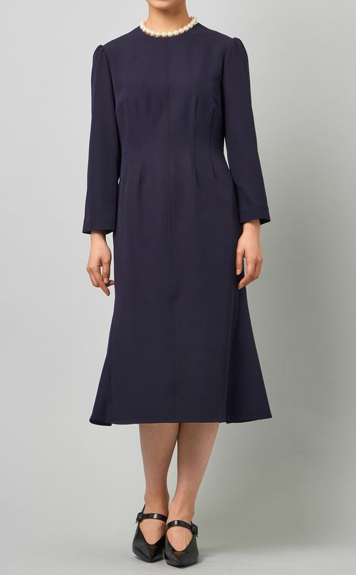 エンブロイダリーカラーワンピース