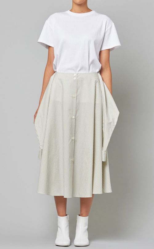 ストライプデザインスカート