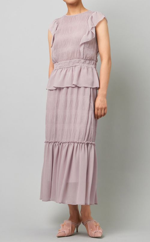 ランダムプリーツフリルブラウス