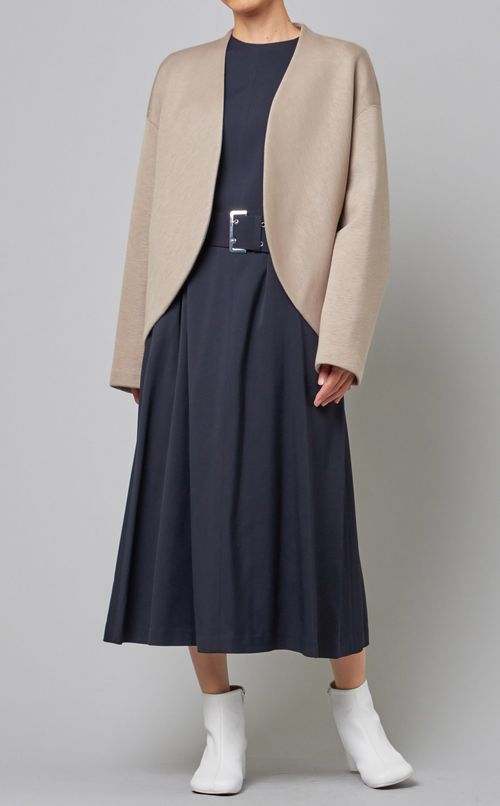 ベルト付ロングワンピース