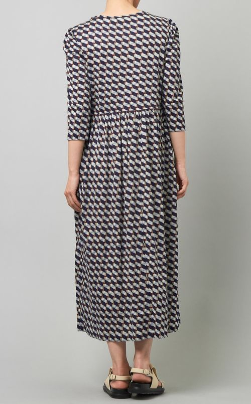 マルチプリントジャージーワンピース