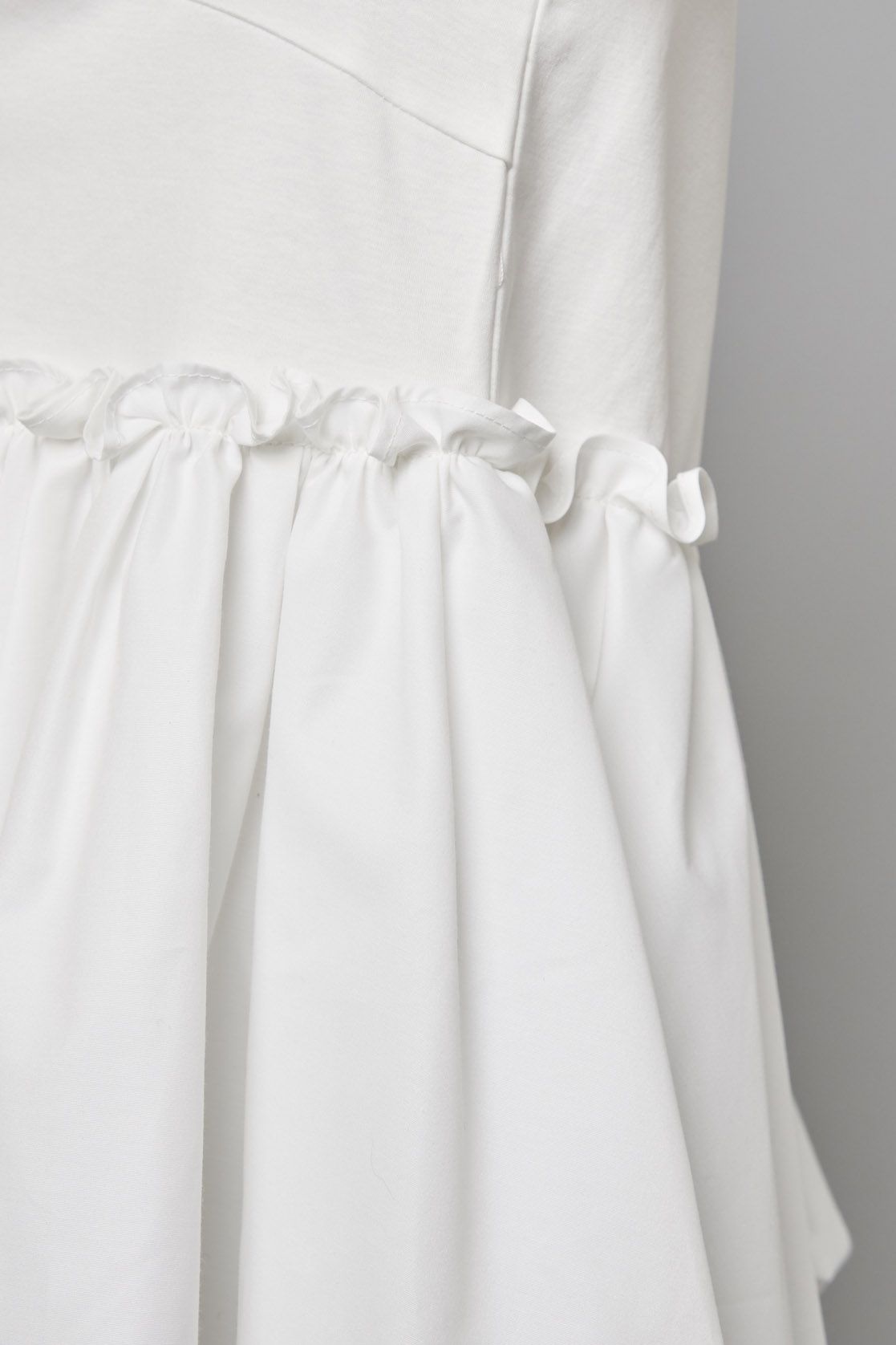 セルフォード　ショルダーフリルペプラムカットソー 　イエロー　　３６ | [セルフォード] ショルダーフリルペプラムカットソー