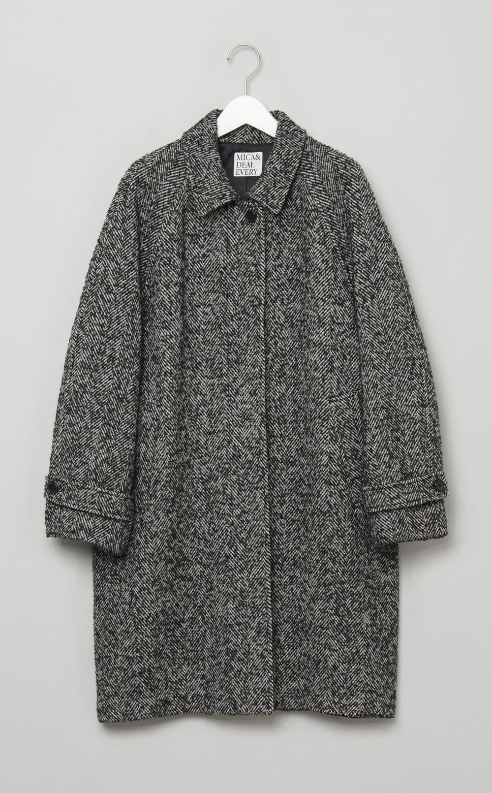 ステンカラーミドルコート