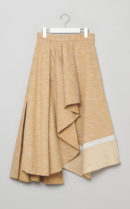 スラブツイードフレアスカート