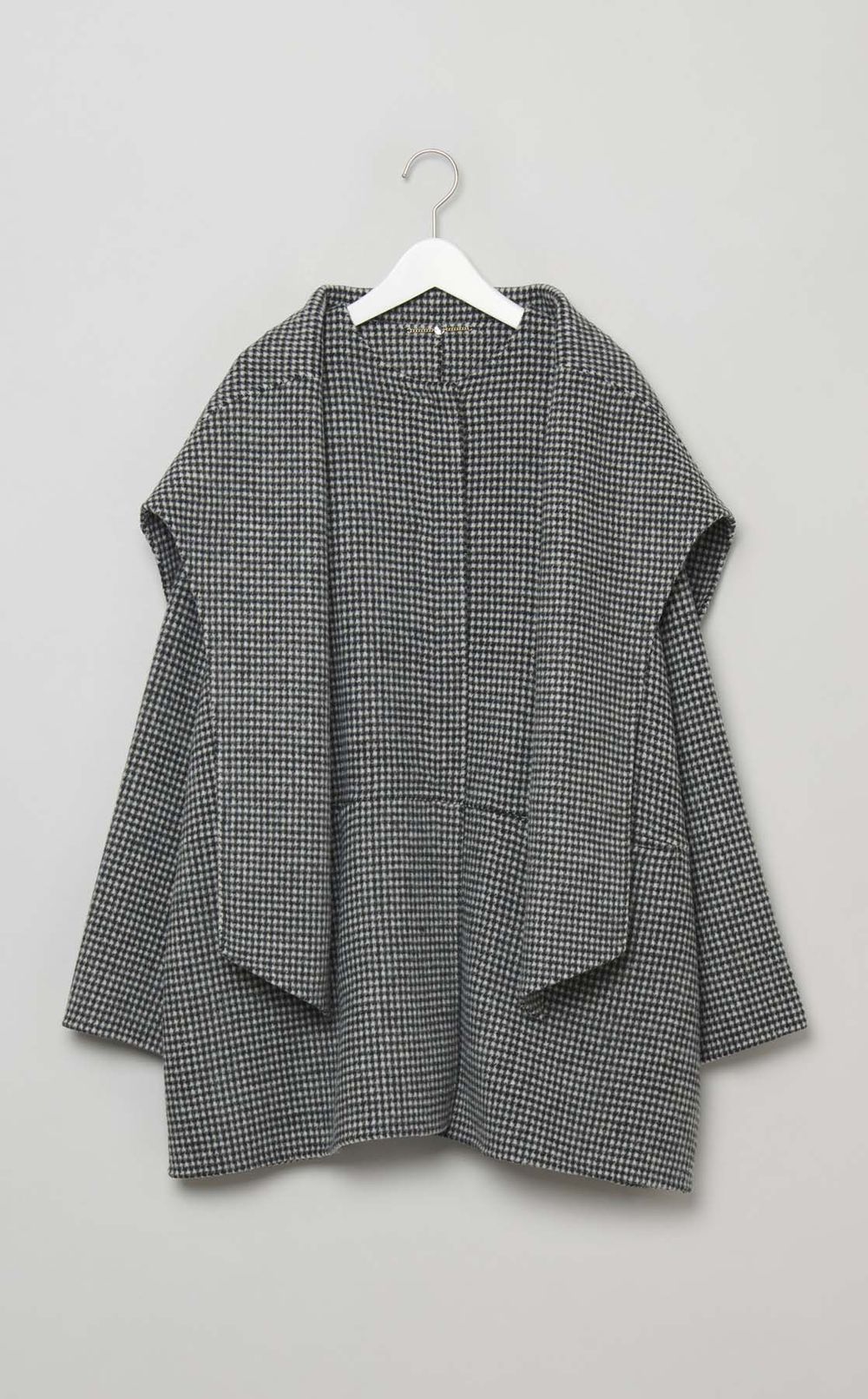 マフラー付ハーフリバーコート