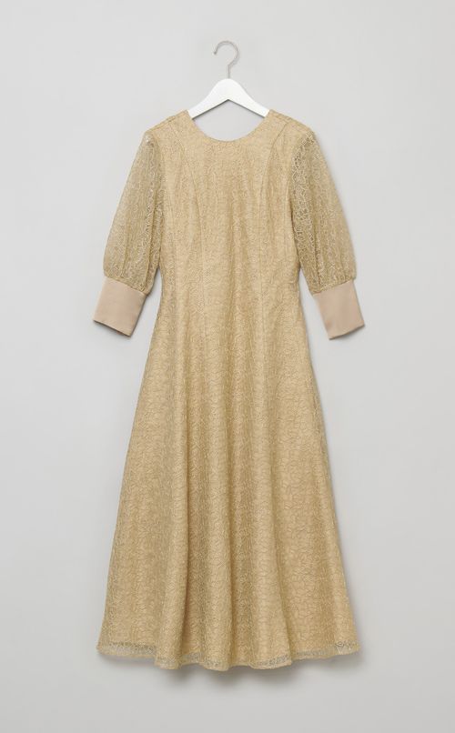 前後2way立体レースワンピース