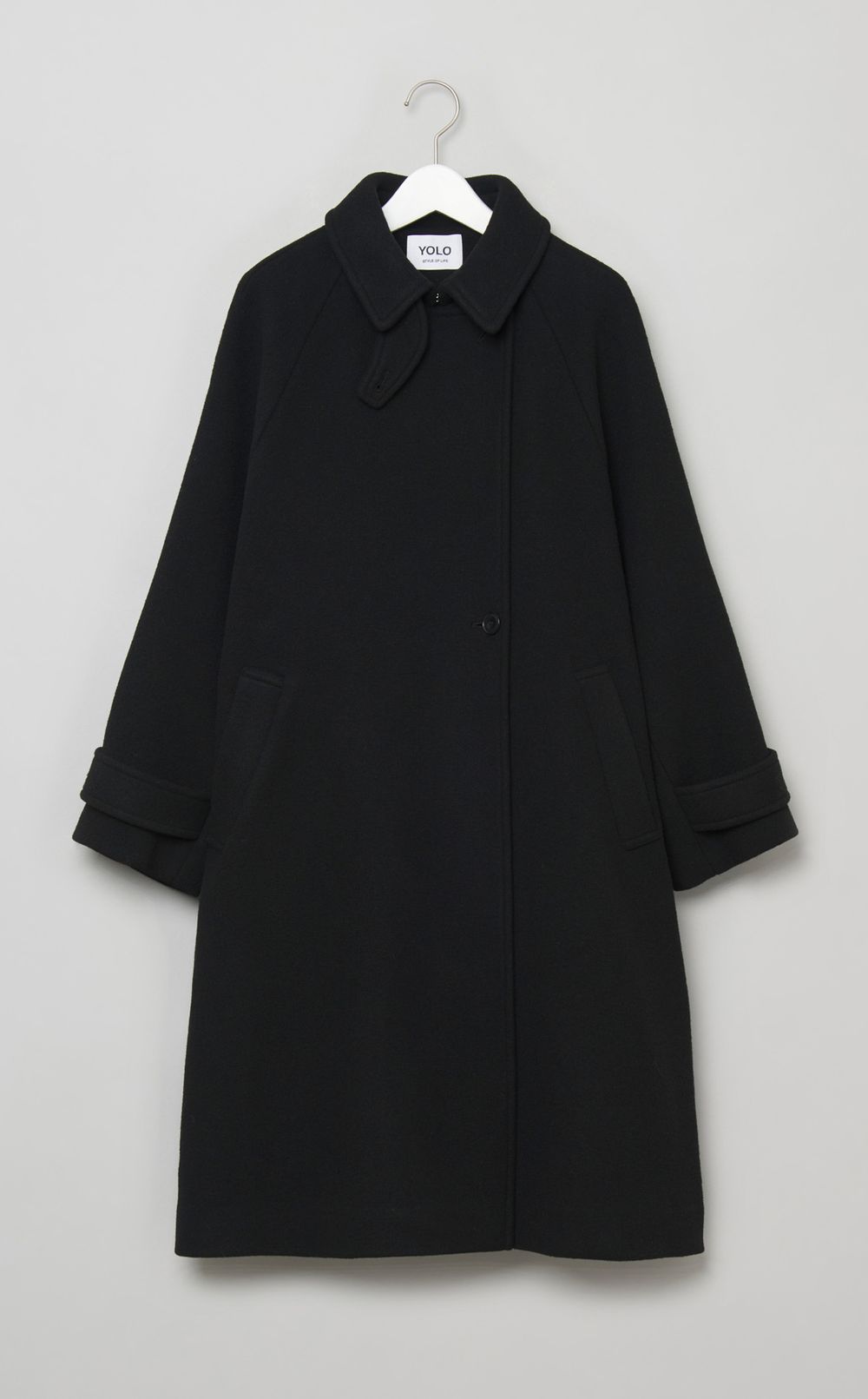 【別注】スタンドネックロングコート