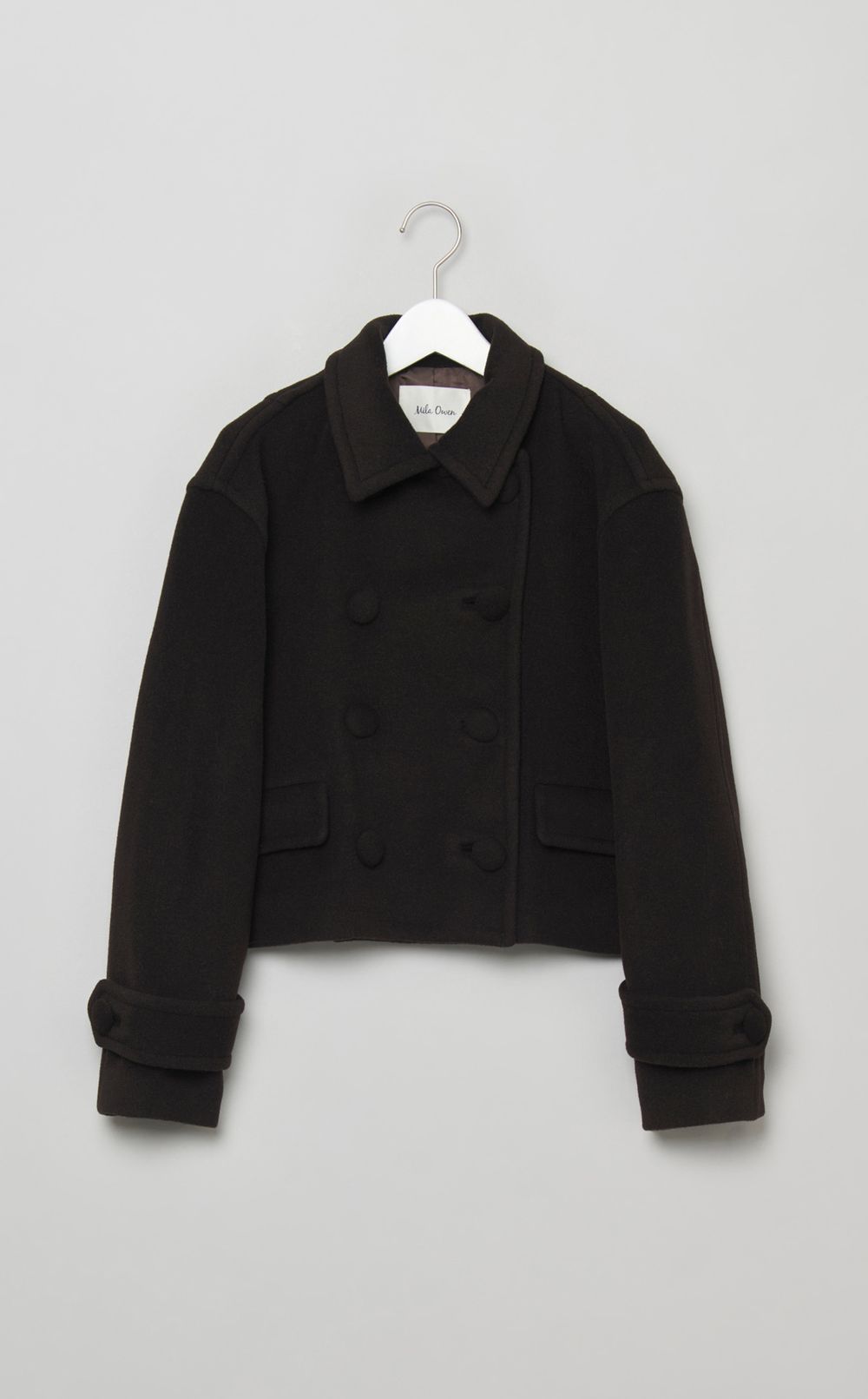 ウールカシミヤショートピーコート