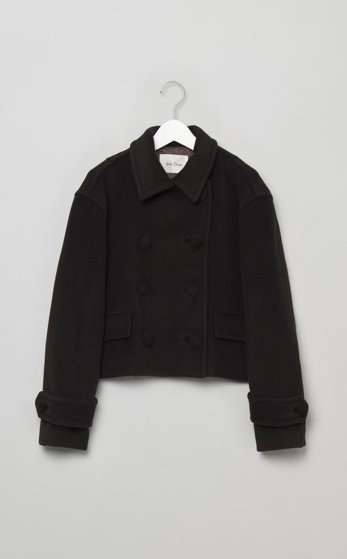 ウールカシミヤショートピーコート