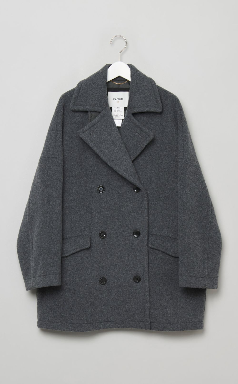ウールミドルPコート