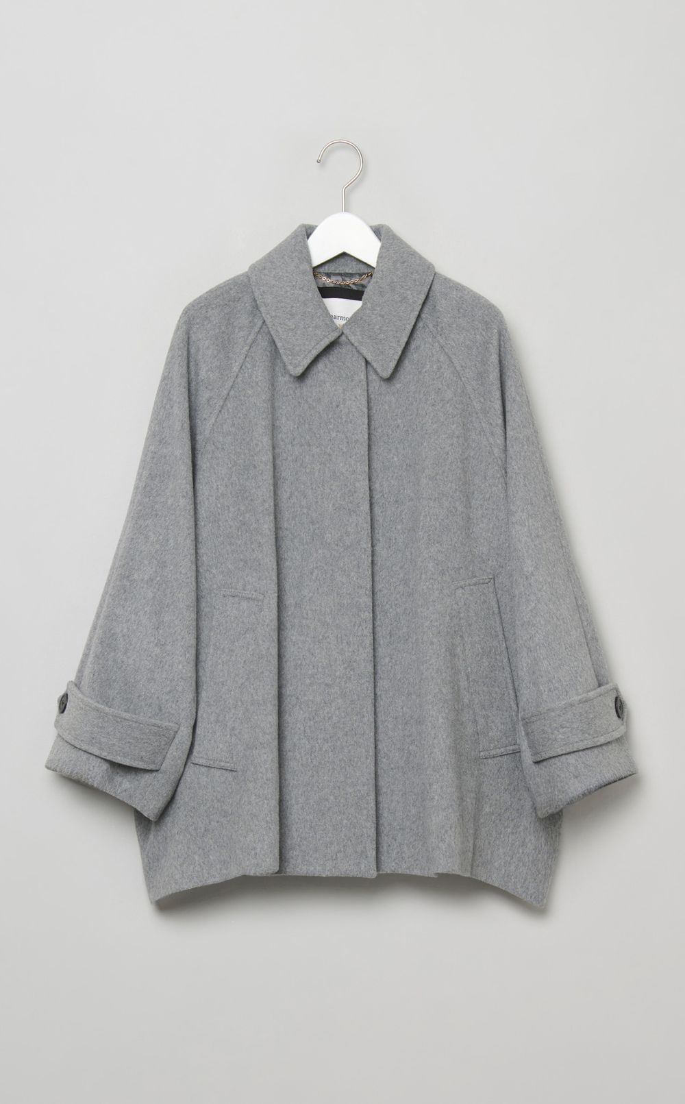 ステンカラーショートフレアコート