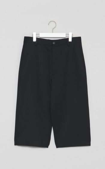 ウールギャバジンショートトラウザー