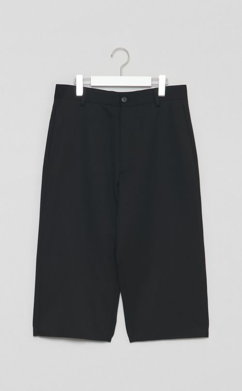 ウールギャバジンショートトラウザー