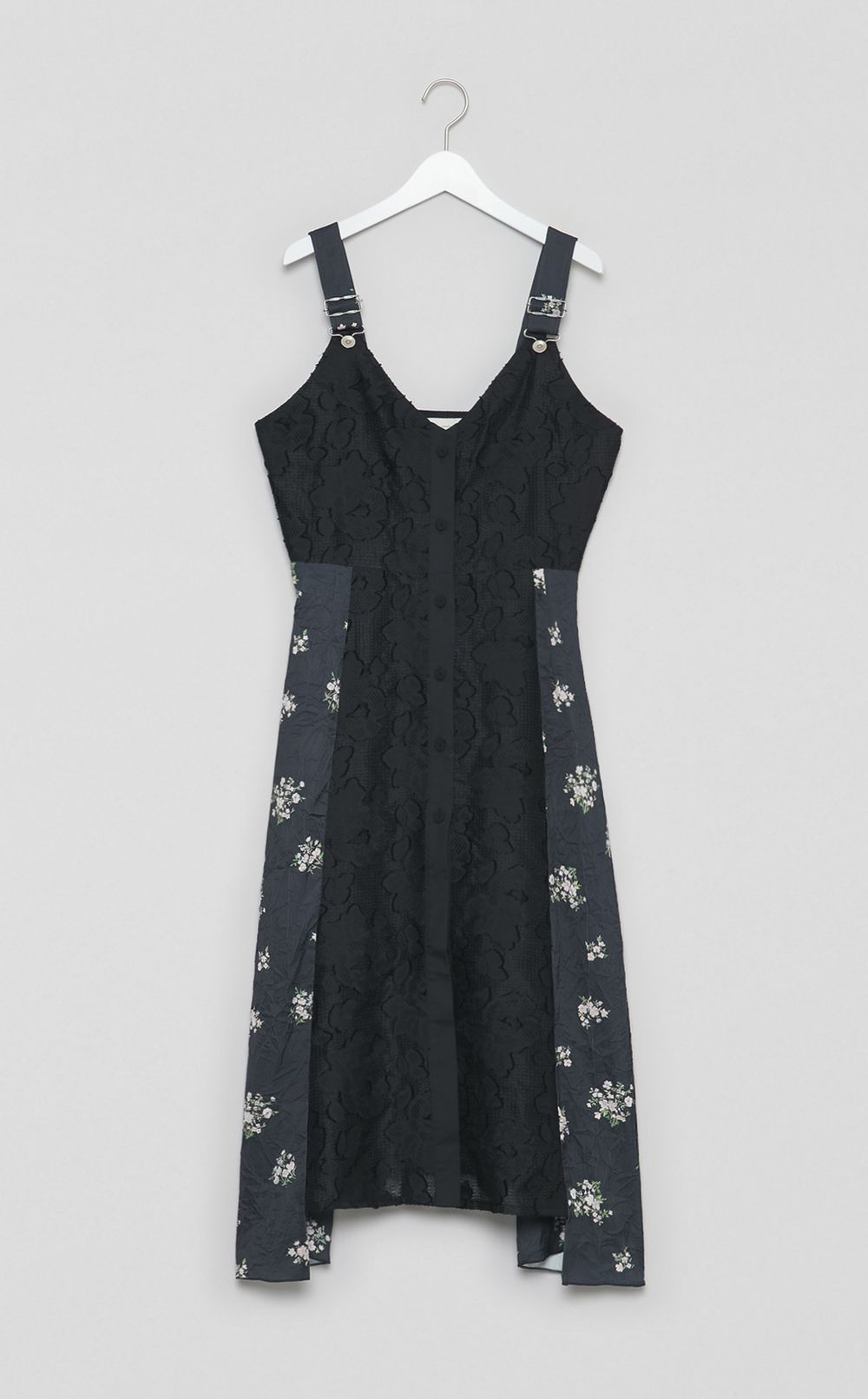 【reADdress】パッチワークジャンパースカート