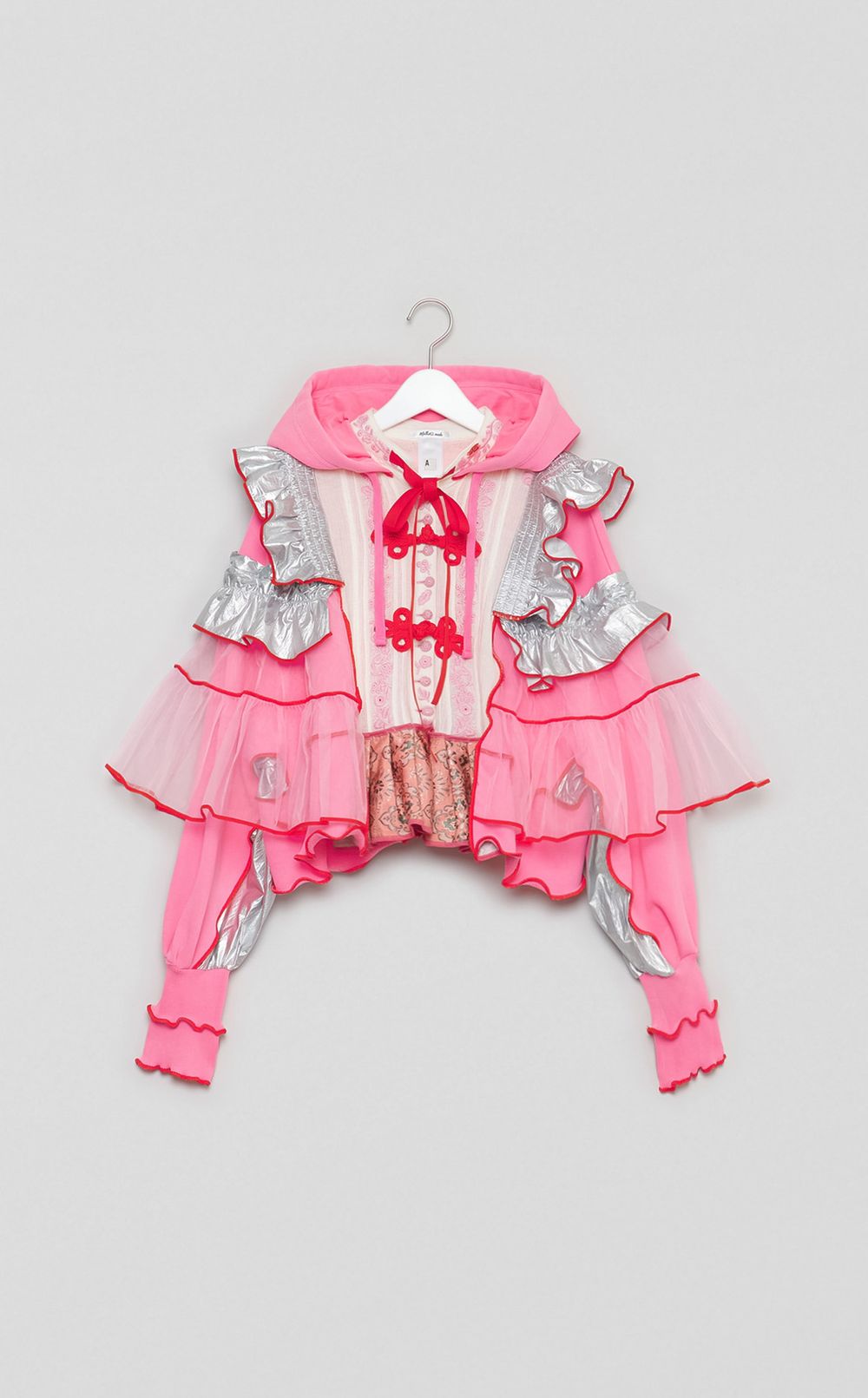 【reADdress】刺繍×フリルドッキングフーディ