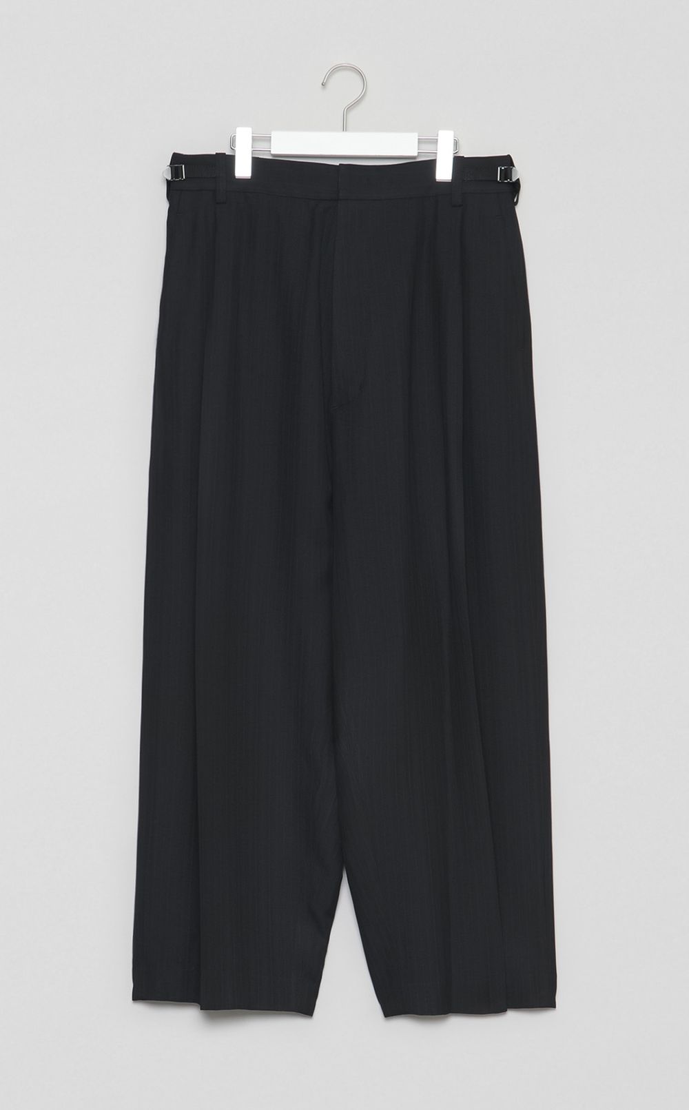 ツイードストライプサルエルパンツ