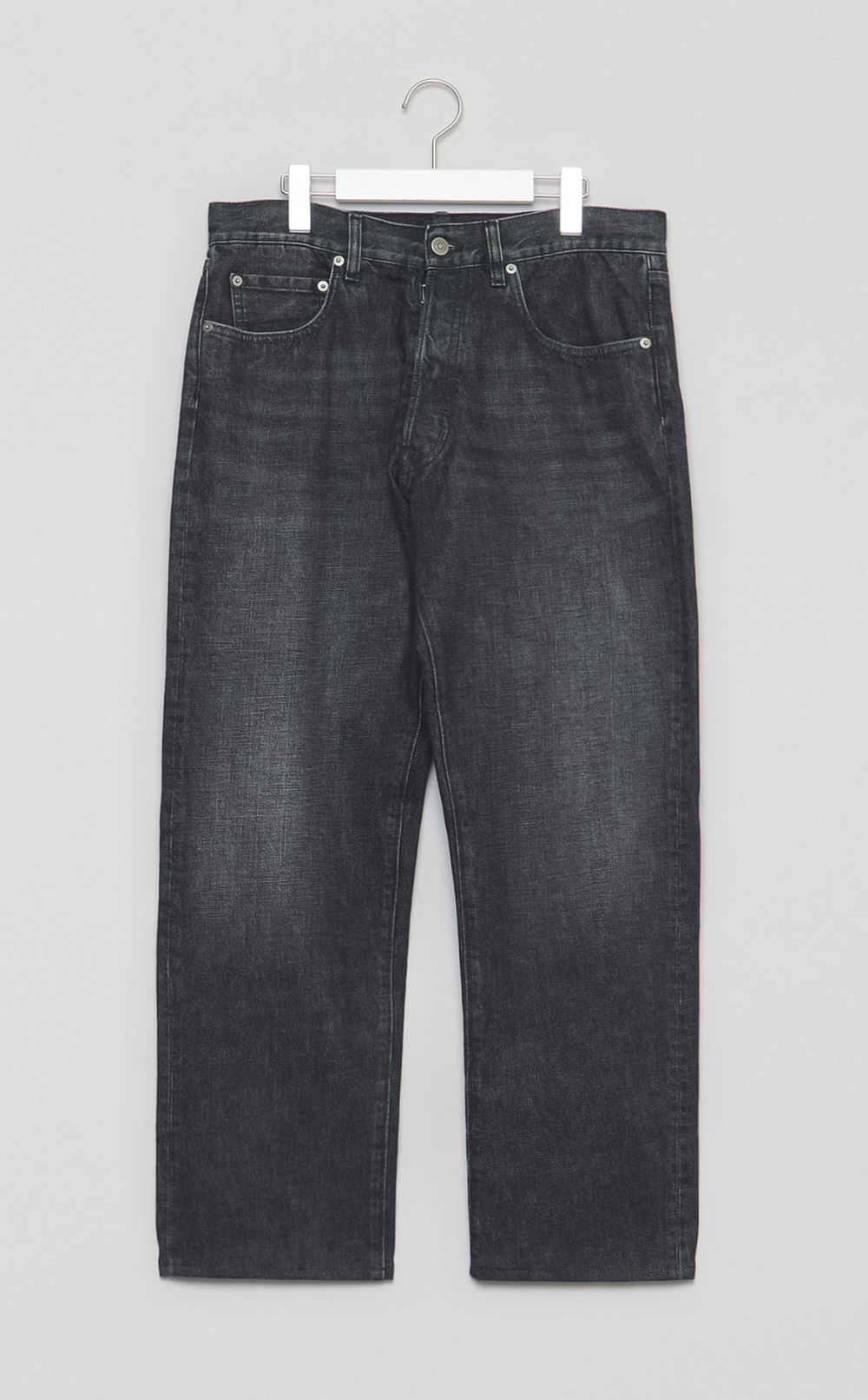 ウォッシュドデニム5ポケットパンツ